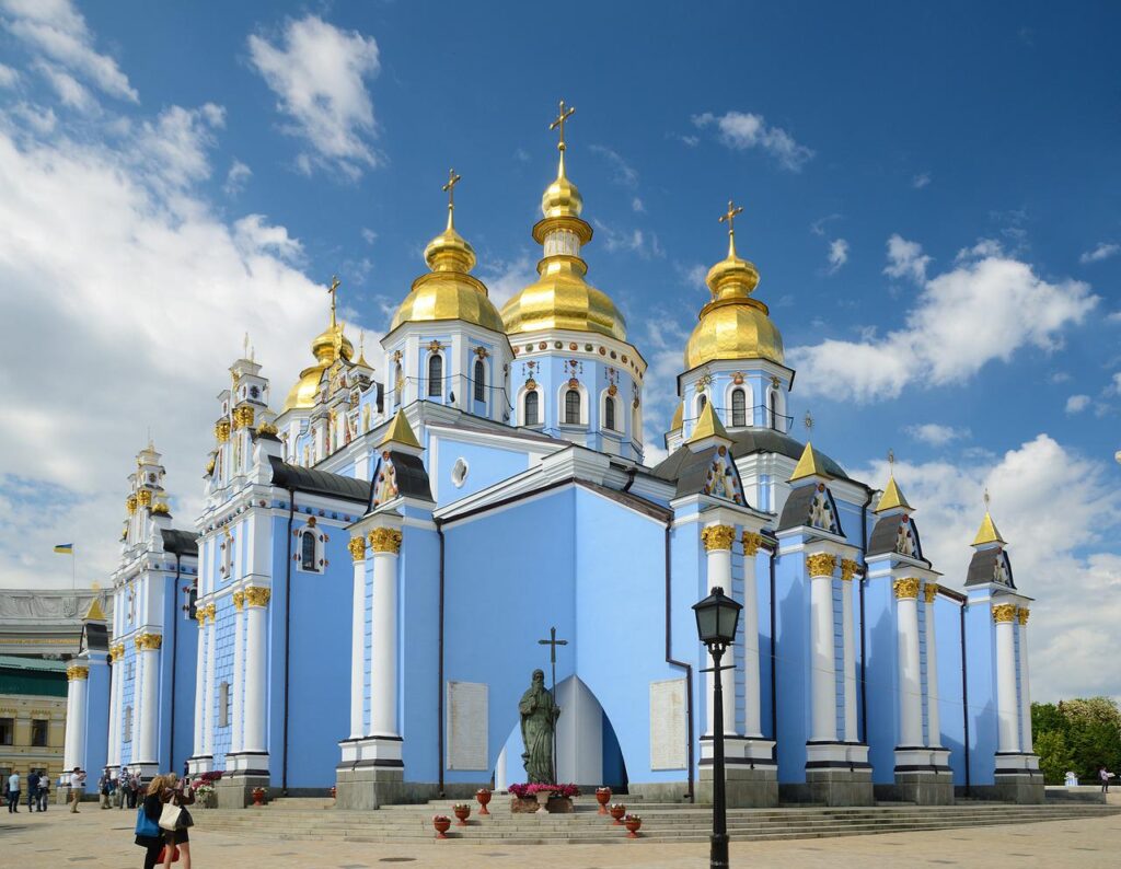 Kyiv, architecture, rebuilt St. Michael's Golden-Domed Cathedral, church-5568385.jpg